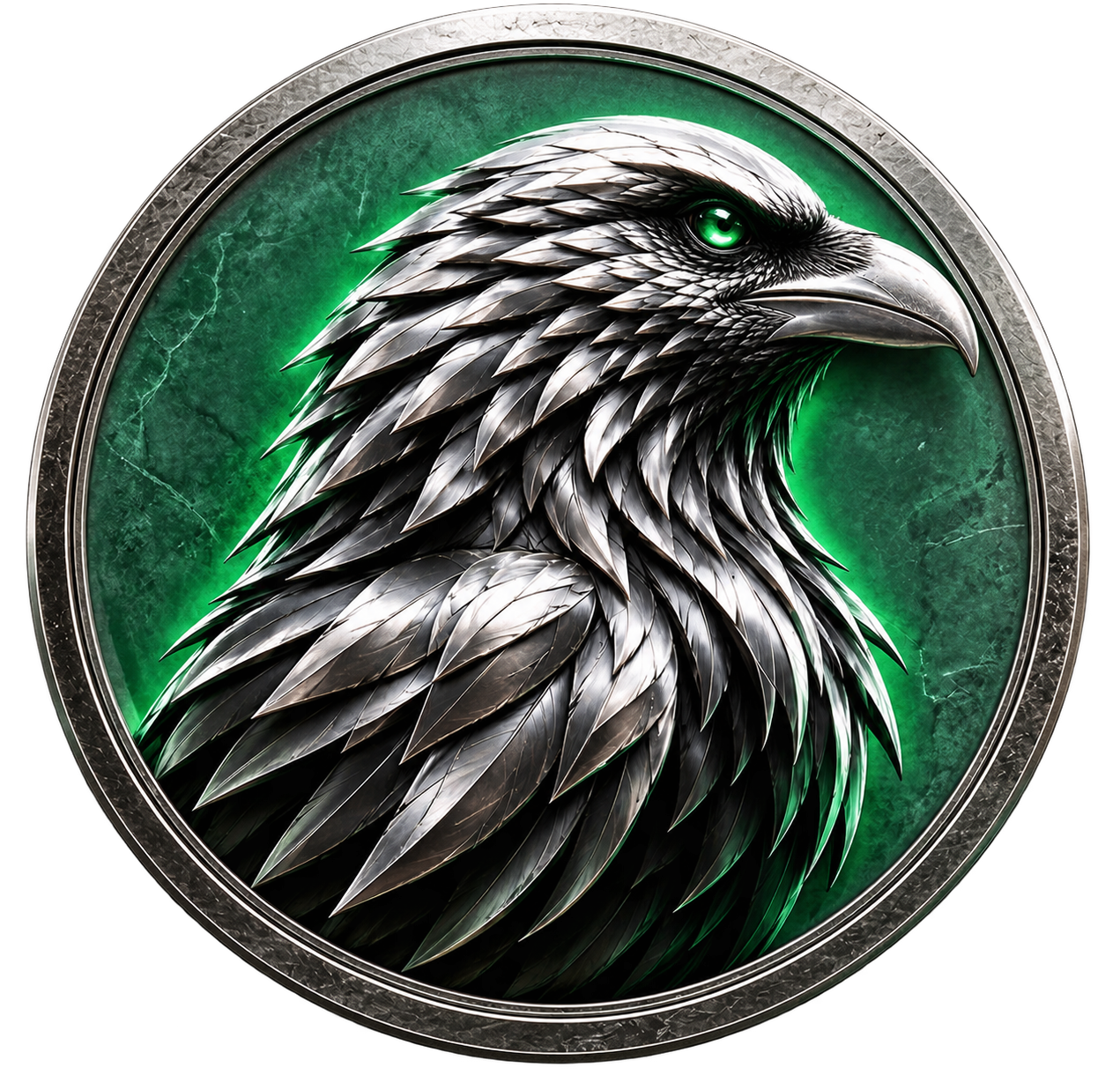 $CORVUS raven coin emblem